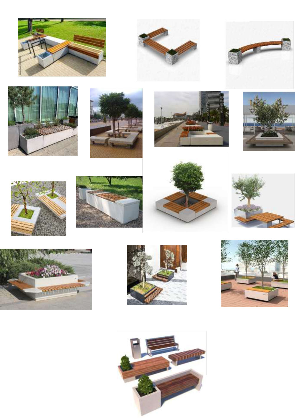 Betónový mobiliár