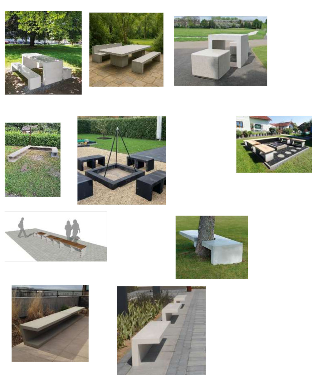 Betónový mobiliár