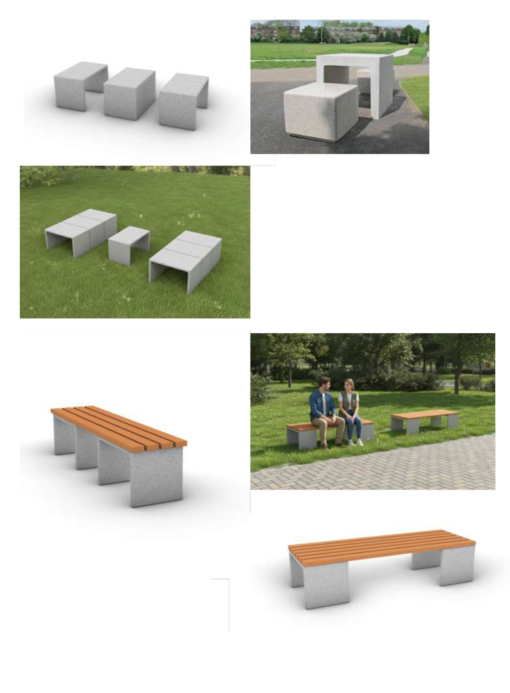 Betónový mobiliár