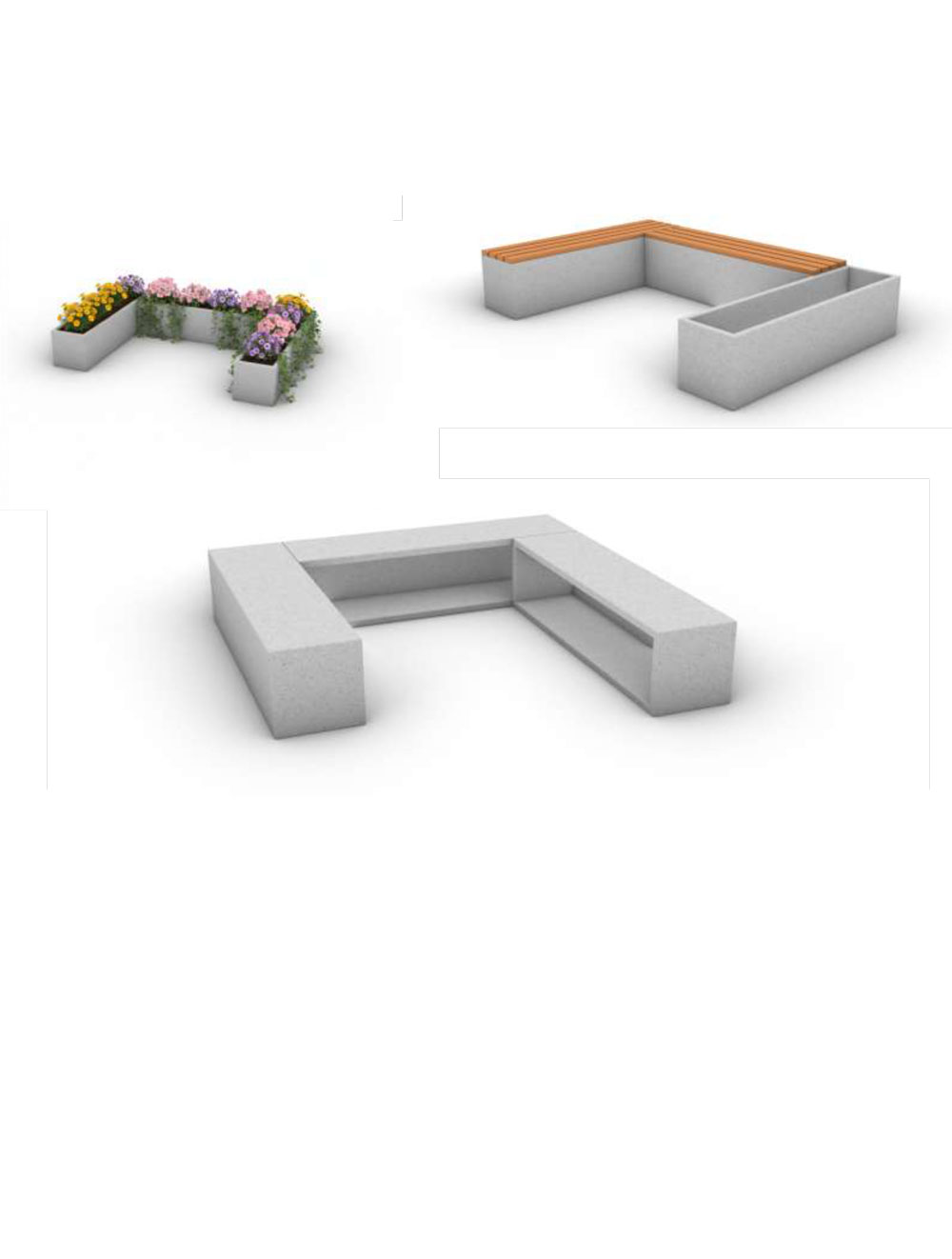 Betónový mobiliár